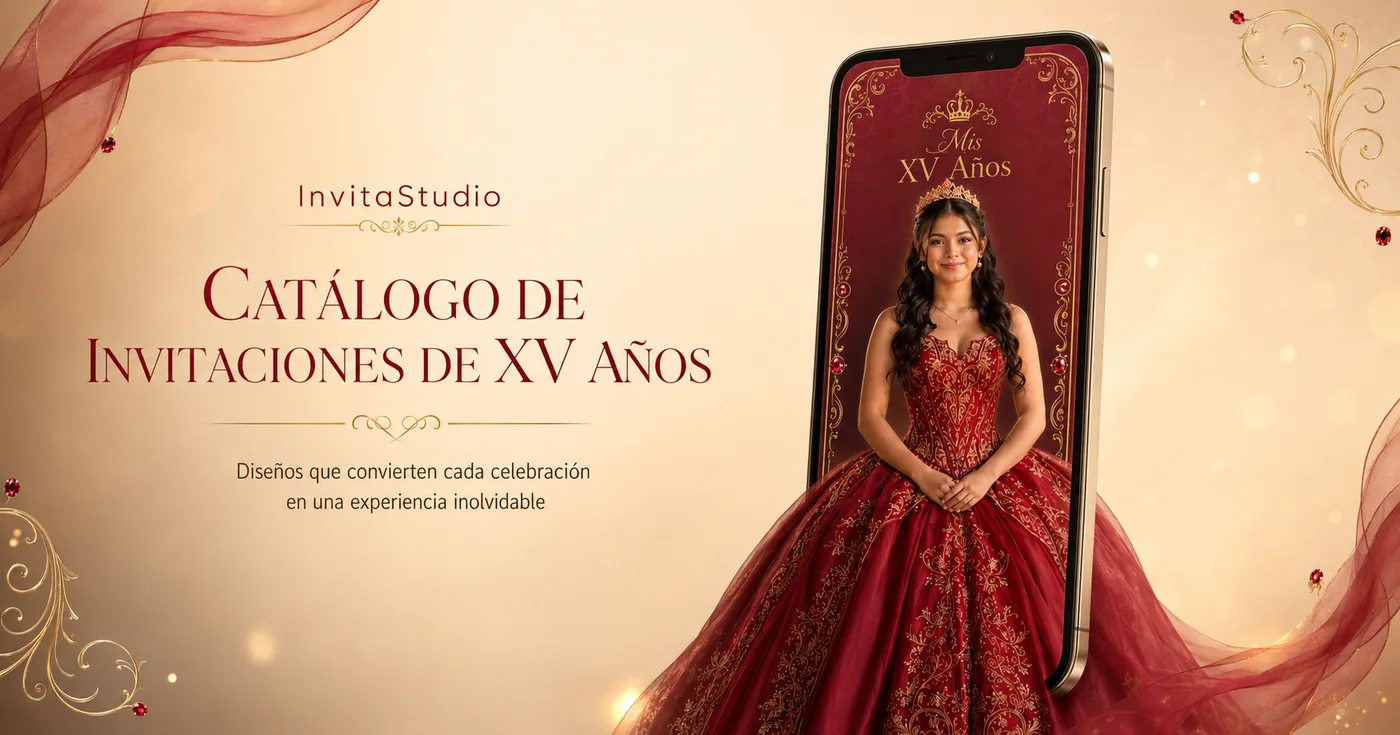 Catálogo de XV Años — InvitaStudio